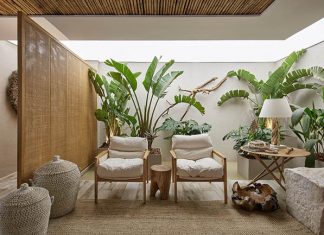 Madeira de reflorestamento é alma sustentável de espaço