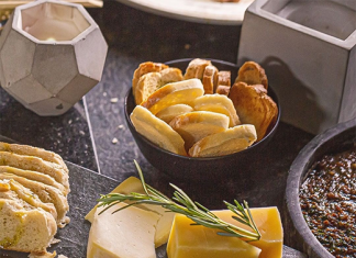 Pedras naturais também em soluções decorativas