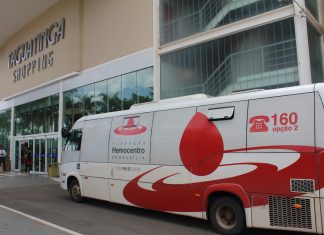Taguatinga Shopping recebe projeto gratuito que transporta doadores até o Hemocentro