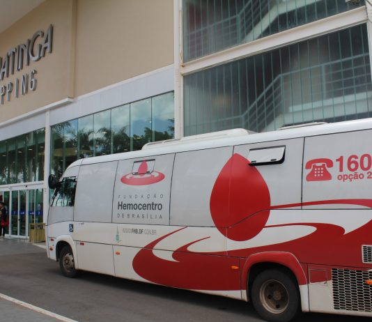Taguatinga Shopping recebe projeto gratuito que transporta doadores até o Hemocentro