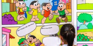 HQ LAB Turma da Mônica convida crianças a montarem histórias em quadrinhos