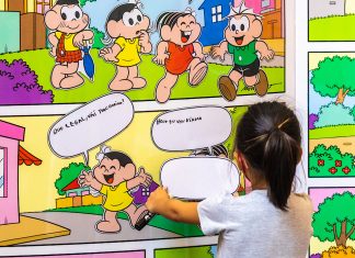 HQ LAB Turma da Mônica convida crianças a montarem histórias em quadrinhos