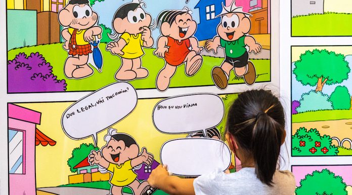 HQ LAB Turma da Mônica convida crianças a montarem histórias em quadrinhos