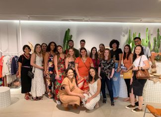 Estudantes de arquitetura visitam o Espaço Sebrae na CASACOR