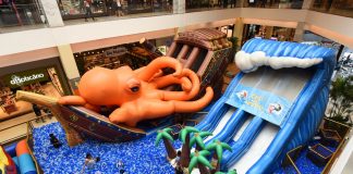 Férias submarinas garantem diversão no JK Shopping