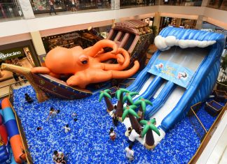 Férias submarinas garantem diversão no JK Shopping