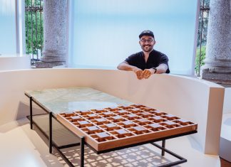 Lucas Caramés estreia na feira de Milão