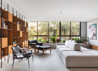 Arte e design são inspirações em projeto de apartamento em Brasília
