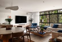 Apartamento em Brasília preserva piso original e transforma memória familiar em protagonista