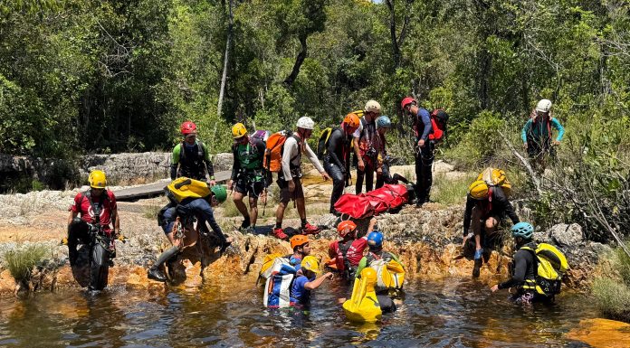 Chapada dos Veadeiros recebe curso internacional de resgate em cânions