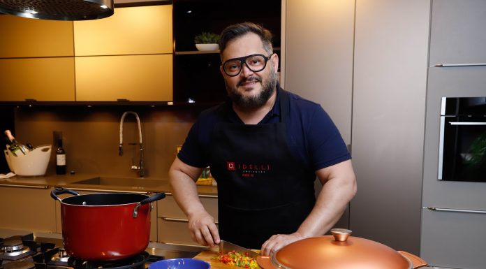 André Alf comanda jantar especial no showroom Idélli