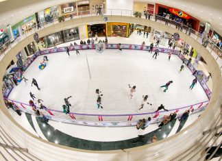 Então é Natal… Pista de patinação já é sensação no ParkShopping