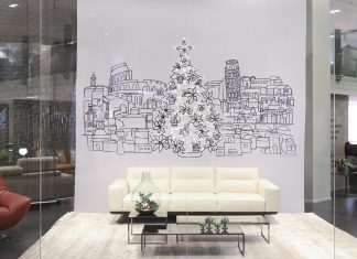 Natuzzi apresenta sua primeira vitrine especial de Natal