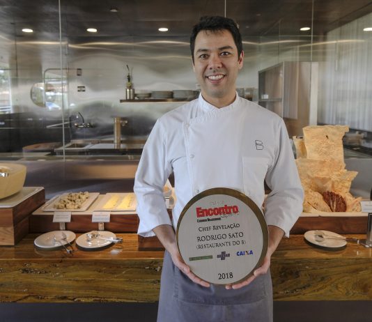 Rodrigo Sato, do B Hotel, é o Chef Revelação do prêmio Encontro Gastrô 2018