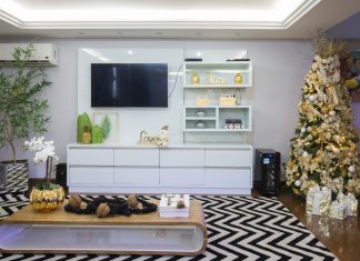 Eliene Lucindo impressiona com decoração natalina contemporânea