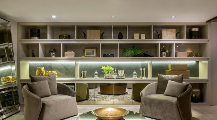 Paredes revestidas de estilo e naturalidade