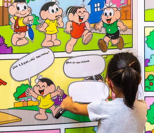 HQ LAB Turma da Mônica convida crianças a montarem histórias em quadrinhos