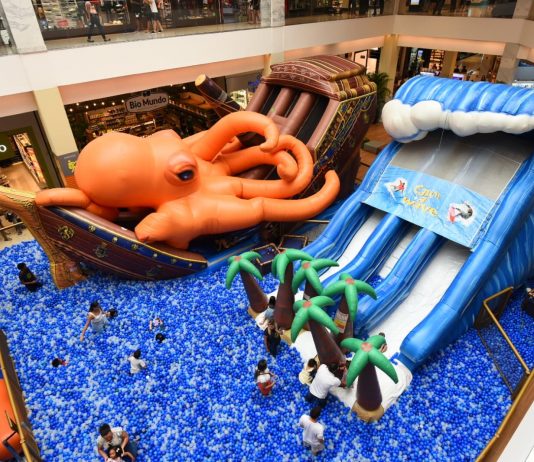 Férias submarinas garantem diversão no JK Shopping