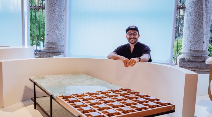 Lucas Caramés estreia na feira de Milão