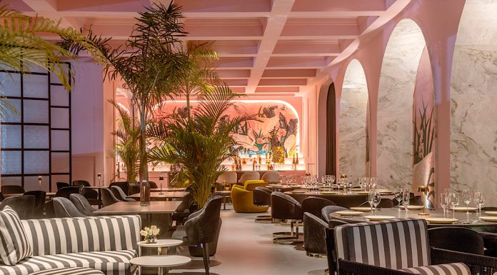 Orestes Blanco e Rosa Maranini elegem o pink para o restaurante da CASACOR