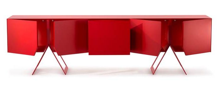 Vermelho em movimento: Jayme Bernardo apresenta o Buffet 2V