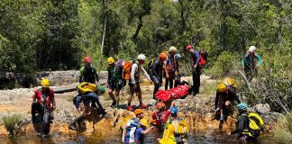 Chapada dos Veadeiros recebe curso internacional de resgate em cânions