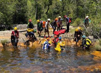 Chapada dos Veadeiros recebe curso internacional de resgate em cânions